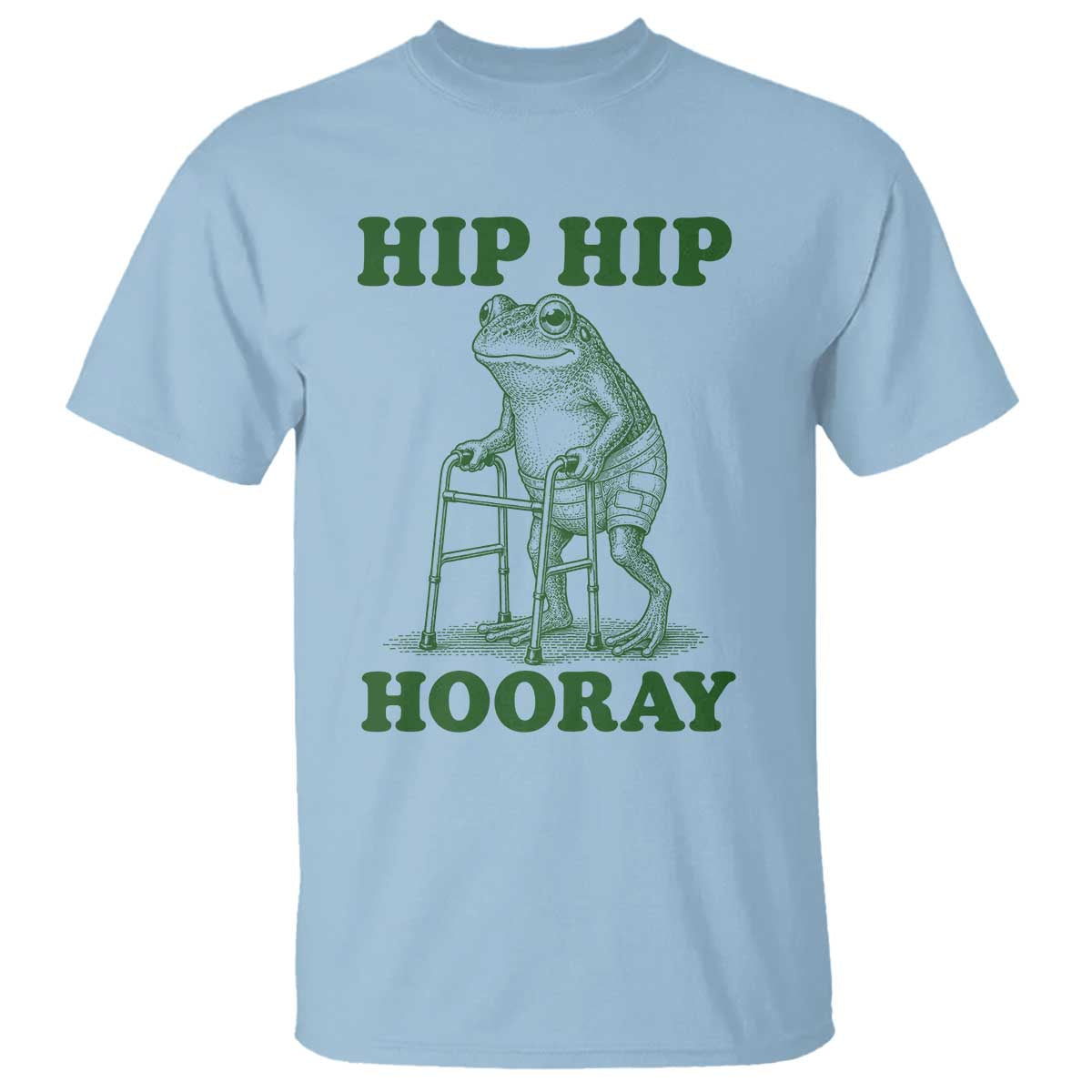 Funny Frog Hip Surgery Recovery Graphic T Shirt Get Well Soon Gifts