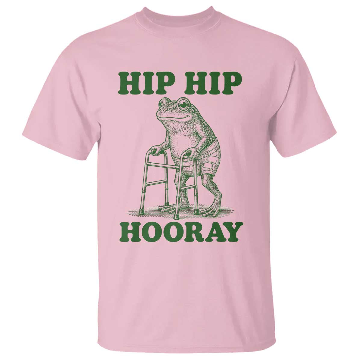 Funny Frog Hip Surgery Recovery Graphic T Shirt Get Well Soon Gifts