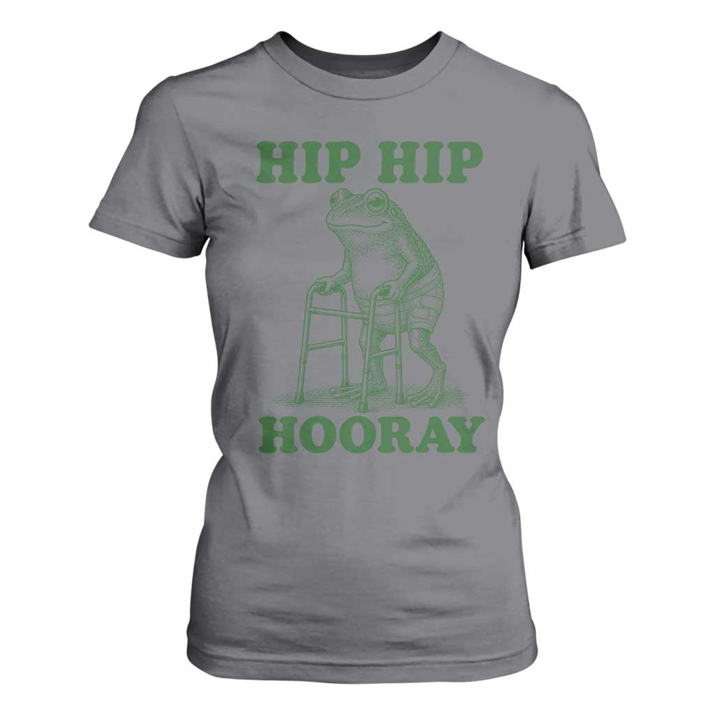 Funny Frog Hip Surgery Recovery Graphic T Shirt For Women Get Well Soon Gifts