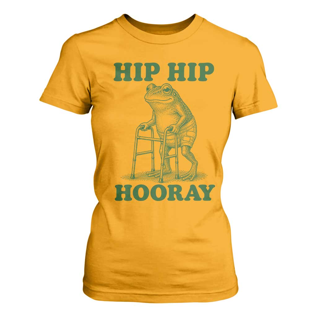 Funny Frog Hip Surgery Recovery Graphic T Shirt For Women Get Well Soon Gifts