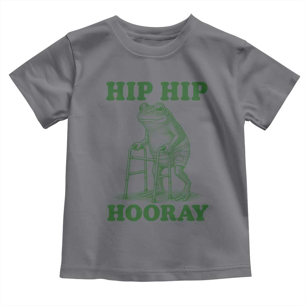 Funny Frog Hip Surgery Recovery Graphic Toddler T Shirt Get Well Soon Gifts