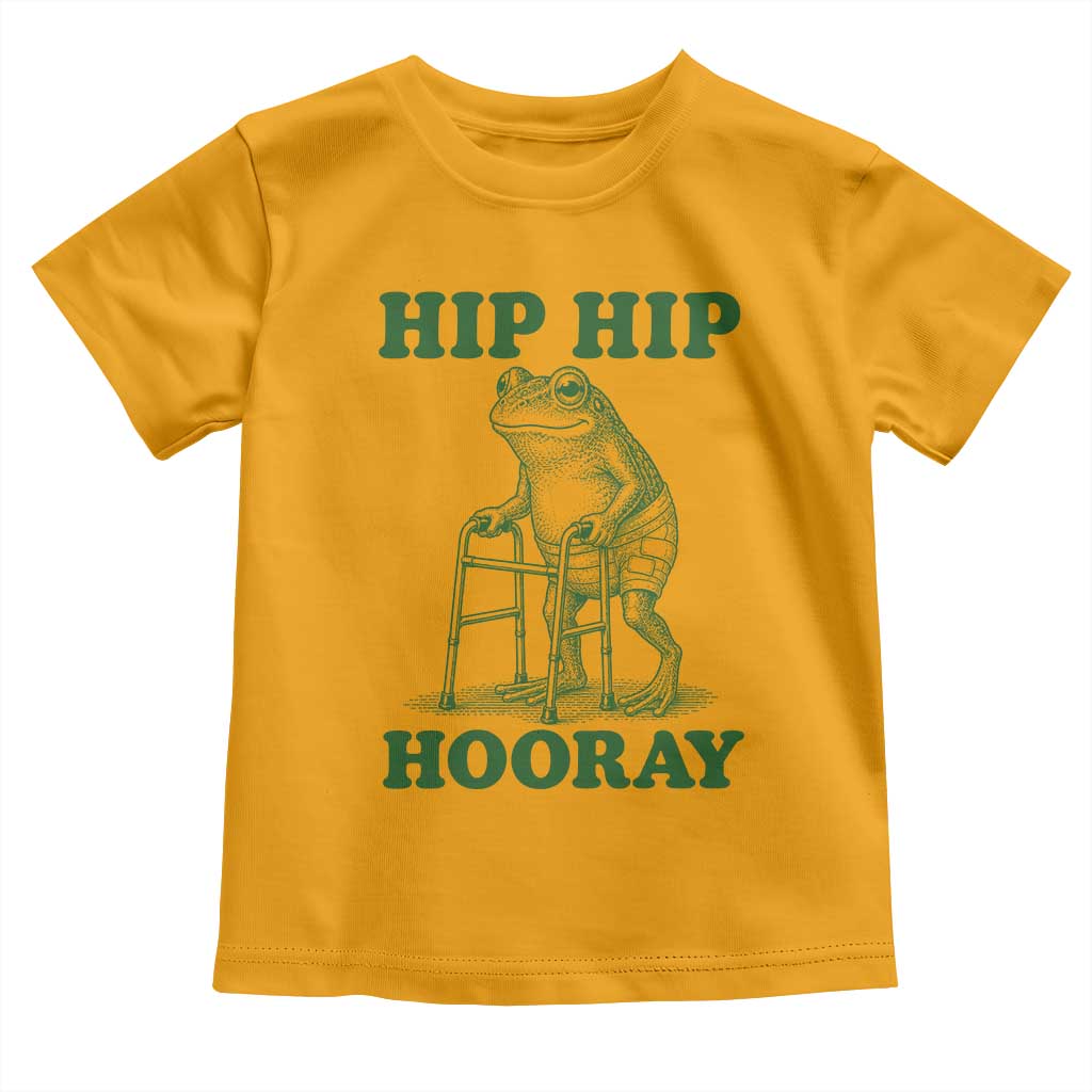 Funny Frog Hip Surgery Recovery Graphic Toddler T Shirt Get Well Soon Gifts