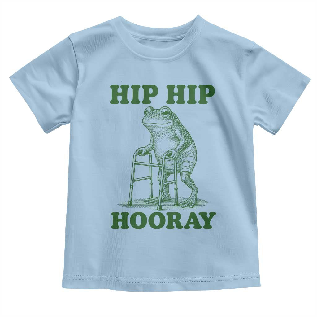 Funny Frog Hip Surgery Recovery Graphic Toddler T Shirt Get Well Soon Gifts