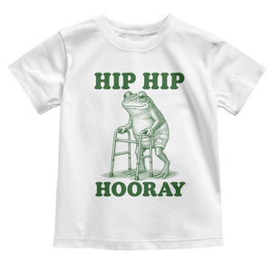 Funny Frog Hip Surgery Recovery Graphic Toddler T Shirt Get Well Soon Gifts