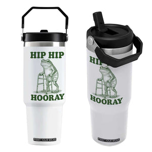 Funny Frog Hip Surgery Recovery Graphic Flip Straw Tumbler Get Well Soon Gifts