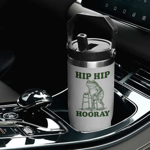 Funny Frog Hip Surgery Recovery Graphic Flip Straw Tumbler Get Well Soon Gifts