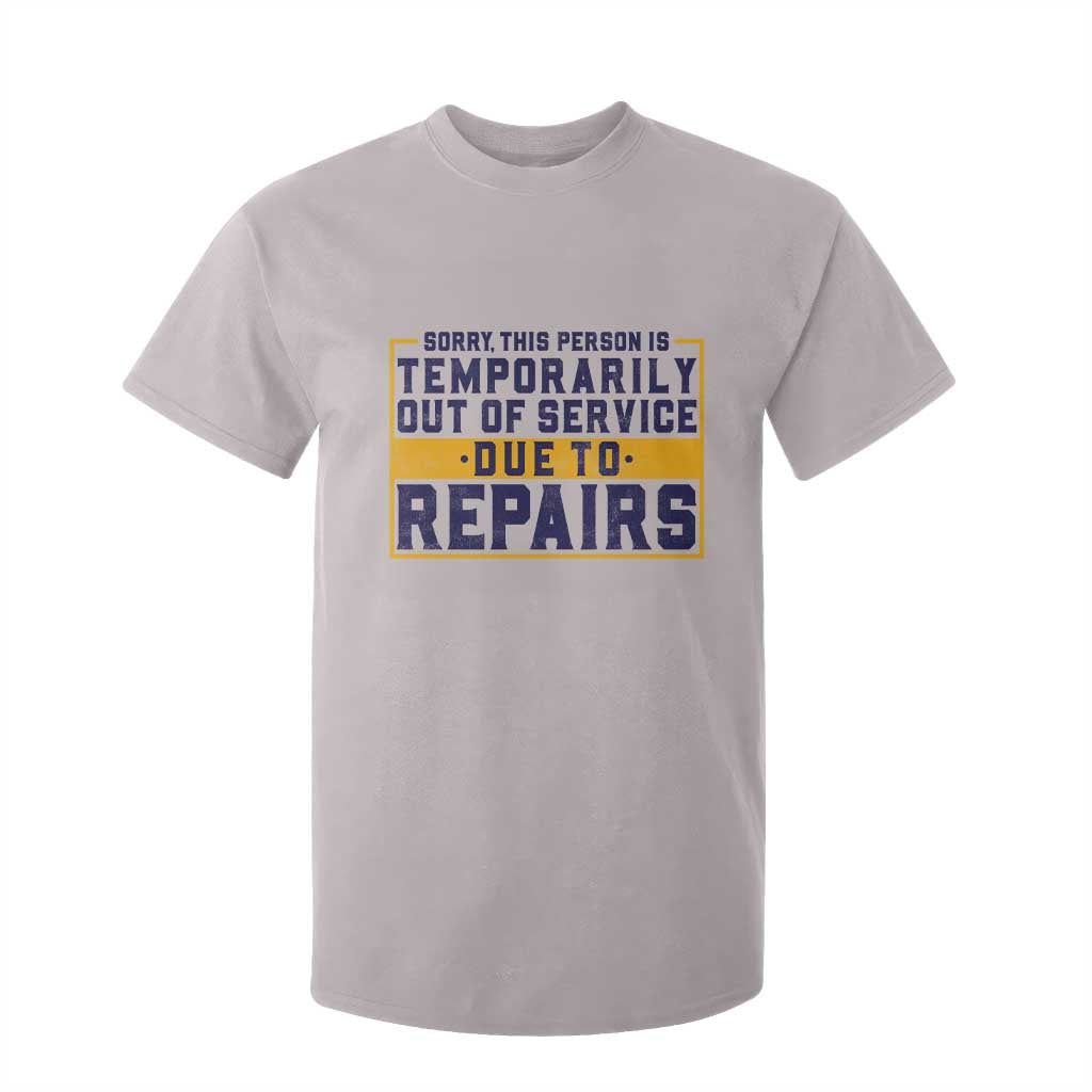 Funny Surgery Recovery Graphic T Shirt For Kid Sorry This Person Is Temporarily Out Of Service Hip Knee Shoulder Joint Replacement