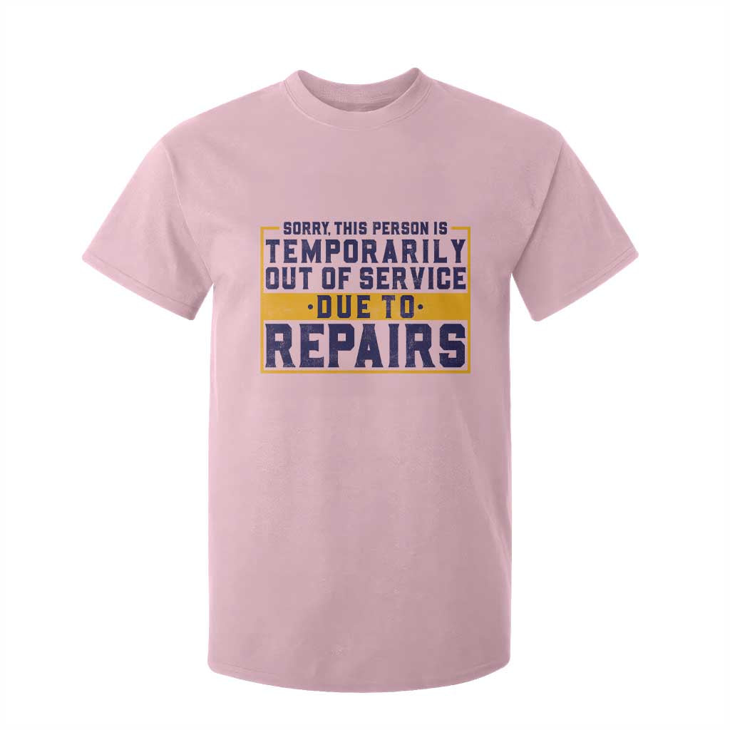 Funny Surgery Recovery Graphic T Shirt For Kid Sorry This Person Is Temporarily Out Of Service Hip Knee Shoulder Joint Replacement