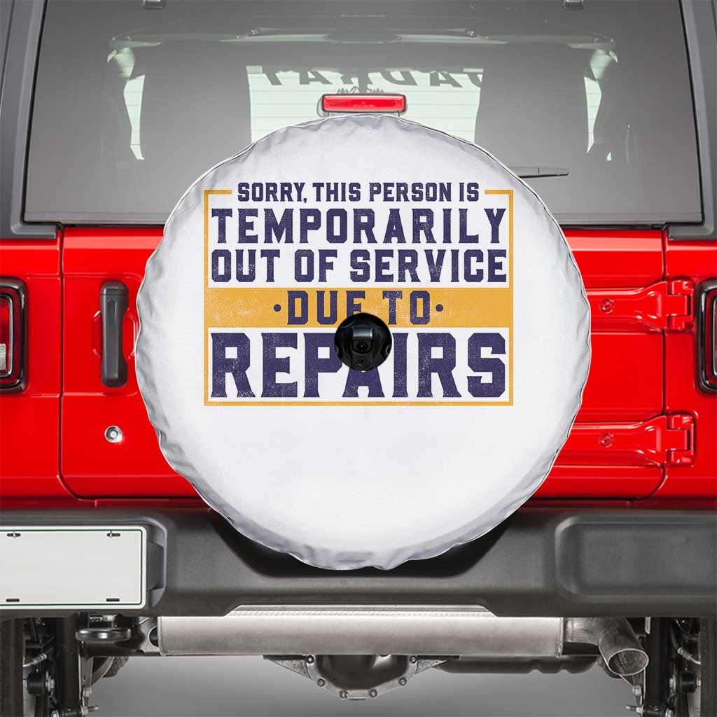 Funny Surgery Recovery Graphic Spare Tire Cover Sorry This Person Is Temporarily Out Of Service Hip Knee Shoulder Joint Replacement