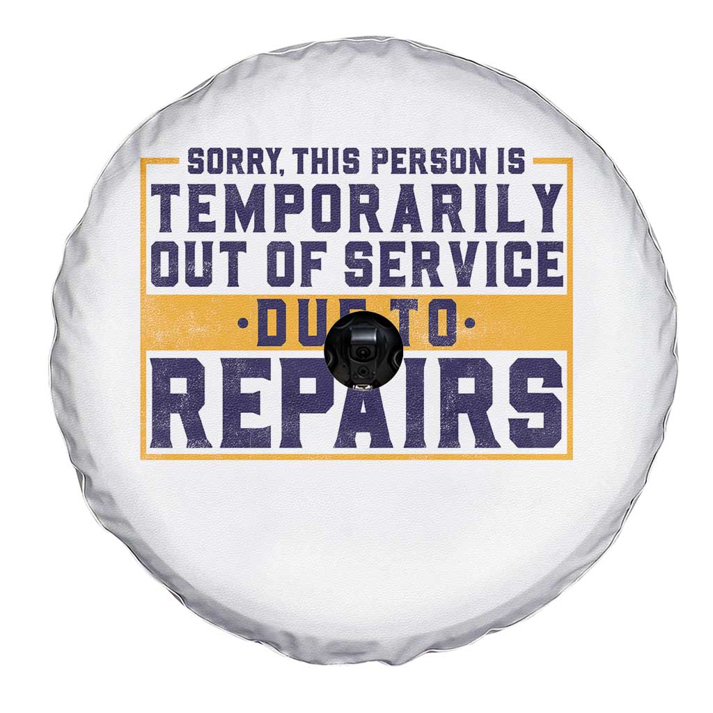 Funny Surgery Recovery Graphic Spare Tire Cover Sorry This Person Is Temporarily Out Of Service Hip Knee Shoulder Joint Replacement