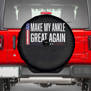 Make My Ankle Great Again Funny Ankle Surgery Recovery Spare Tire Cover Vintage USA Flag Patriotic