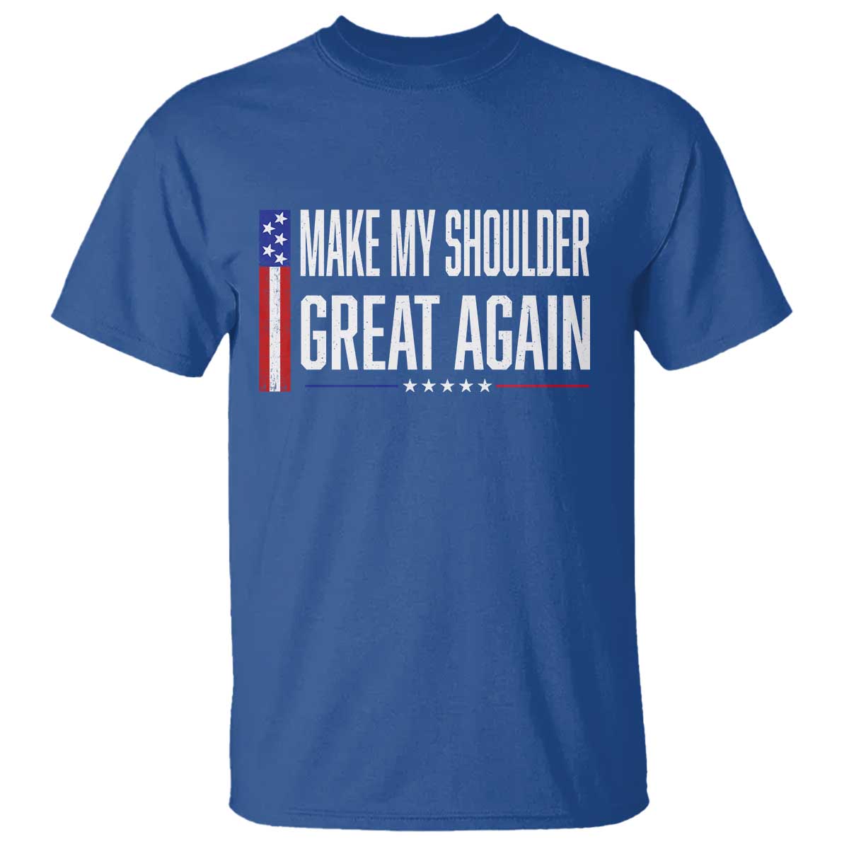 Make My Shoulder Great Again Funny Shoulder Surgery Recovery T Shirt Vintage USA Flag Patriotic