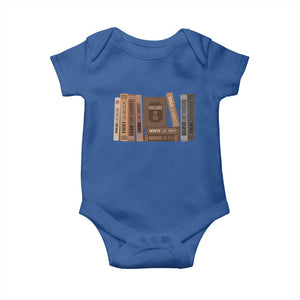 Black History Month Baby Onesie Black Leaders African American Teachers TS10 Royal Blue Print Your Wear