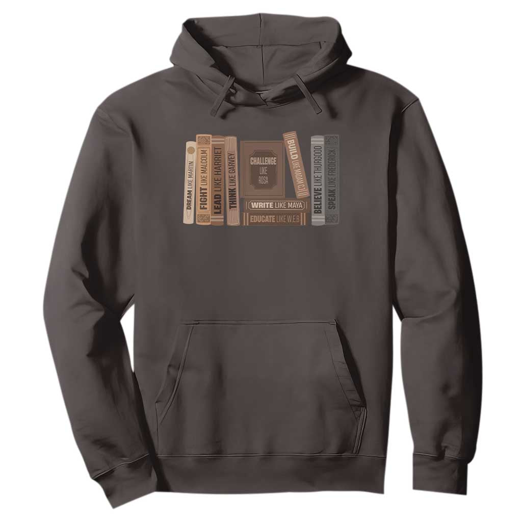 Black History Month Hoodie Black Leaders African American Teachers TS10 Dark Chocolate Print Your Wear