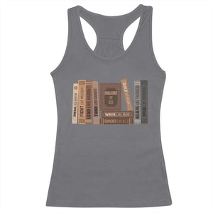 Black History Month Racerback Tank Top Black Leaders African American Teachers TS10 Charcoal Print Your Wear
