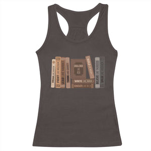 Black History Month Racerback Tank Top Black Leaders African American Teachers TS10 Dark Chocolate Print Your Wear