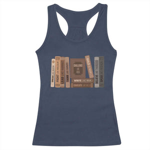 Black History Month Racerback Tank Top Black Leaders African American Teachers TS10 Navy Print Your Wear
