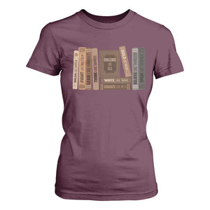 Black History Month T Shirt For Women Black Leaders African American Teachers TS10 Maroon Print Your Wear