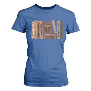 Black History Month T Shirt For Women Black Leaders African American Teachers TS10 Royal Blue Print Your Wear