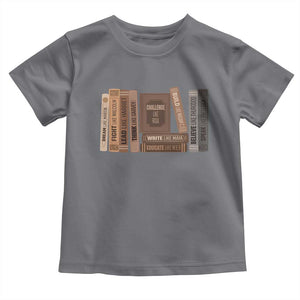 Black History Month Toddler T Shirt Black Leaders African American Teachers TS10 Charcoal Print Your Wear