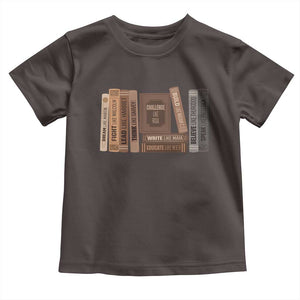 Black History Month Toddler T Shirt Black Leaders African American Teachers TS10 Dark Chocolate Print Your Wear