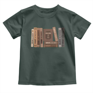 Black History Month Toddler T Shirt Black Leaders African American Teachers TS10 Dark Forest Green Print Your Wear