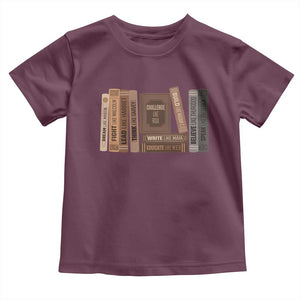 Black History Month Toddler T Shirt Black Leaders African American Teachers TS10 Maroon Print Your Wear