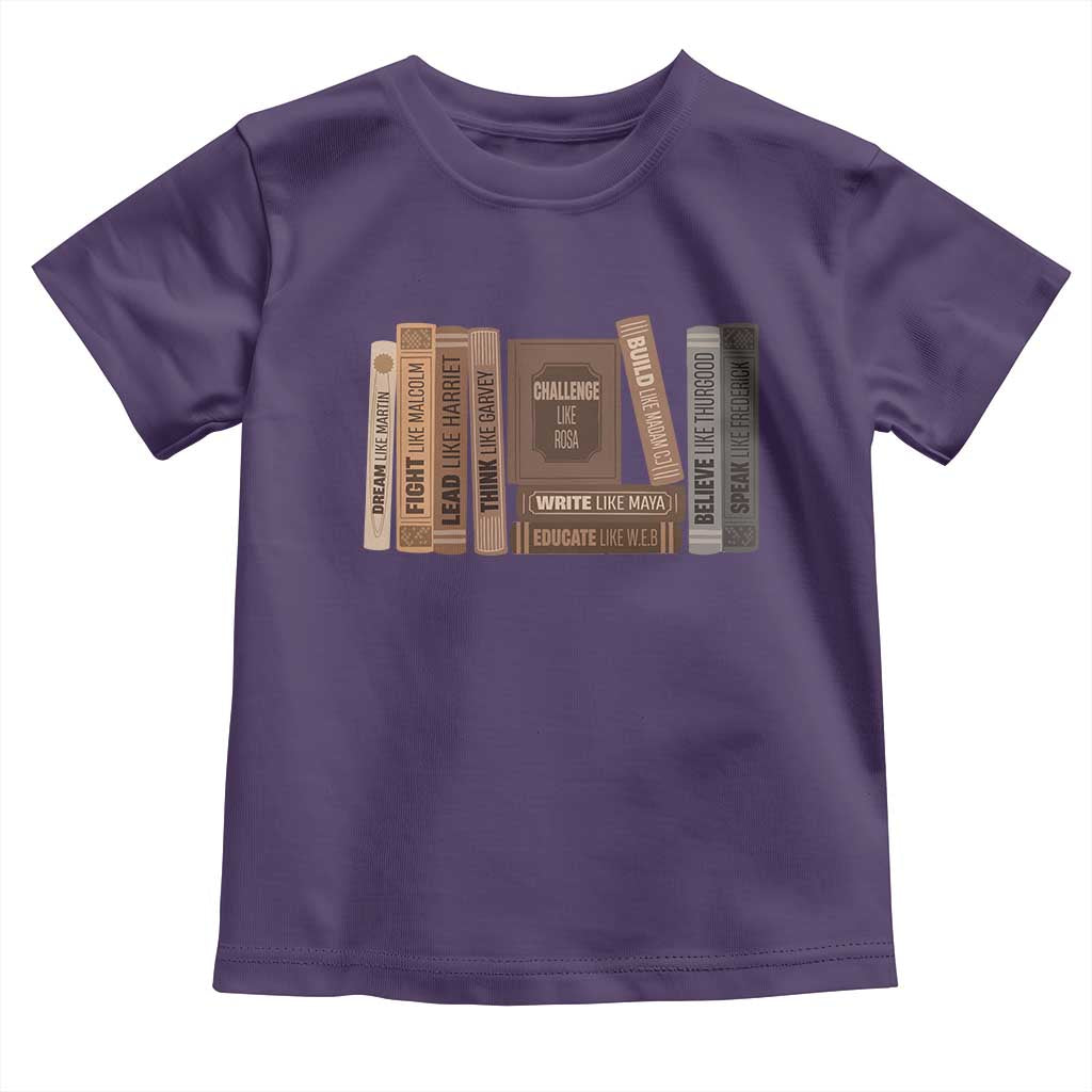 Black History Month Toddler T Shirt Black Leaders African American Teachers TS10 Purple Print Your Wear