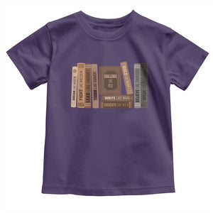 Black History Month Toddler T Shirt Black Leaders African American Teachers TS10 Purple Print Your Wear