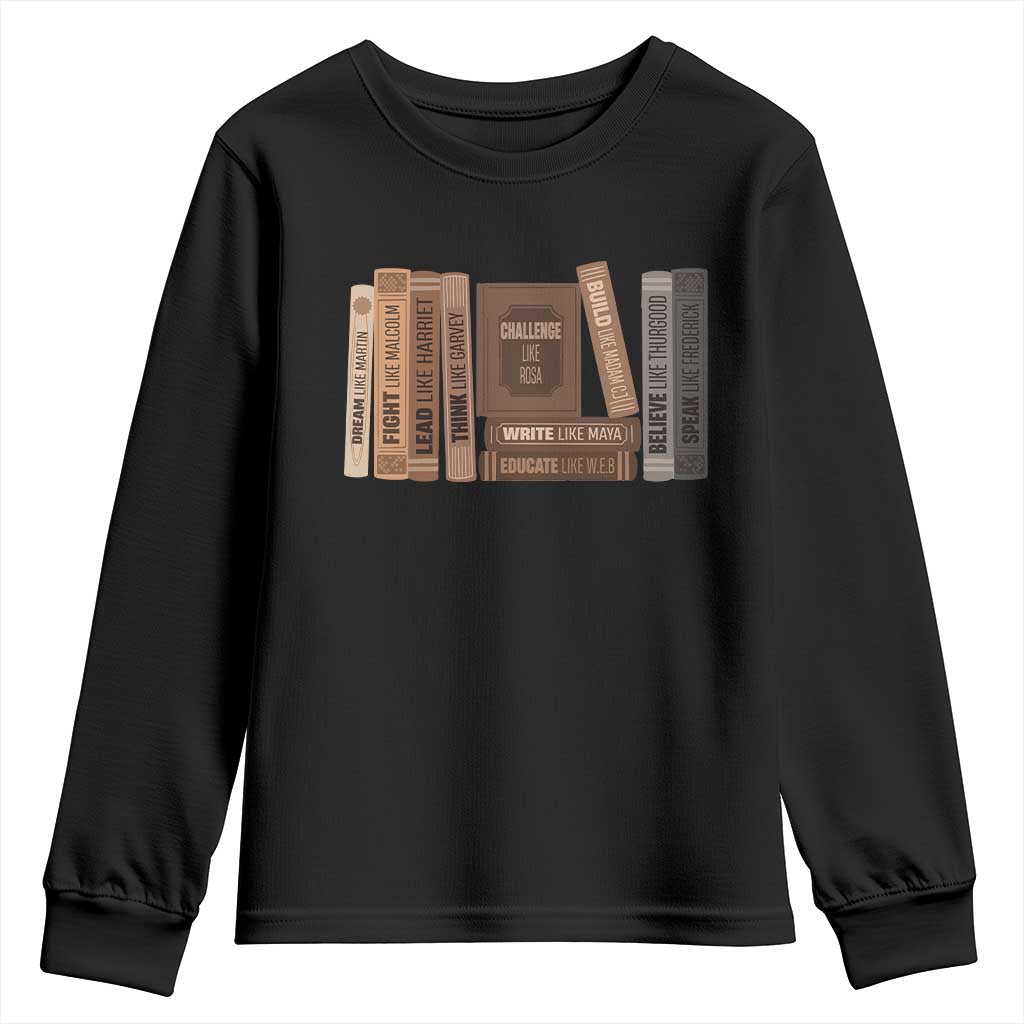 Black History Month Youth Sweatshirt Black Leaders African American Teachers TS10 Black Print Your Wear