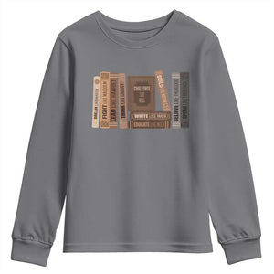 Black History Month Youth Sweatshirt Black Leaders African American Teachers TS10 Charcoal Print Your Wear