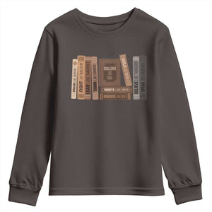 Black History Month Youth Sweatshirt Black Leaders African American Teachers TS10 Dark Chocolate Print Your Wear