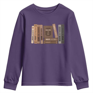 Black History Month Youth Sweatshirt Black Leaders African American Teachers TS10 Purple Print Your Wear