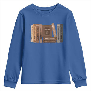 Black History Month Youth Sweatshirt Black Leaders African American Teachers TS10 Royal Blue Print Your Wear