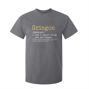 Gringon Green-gon Like A Regular Gringo Pero Mas Chingon T Shirt For Kid Mexican Mexico Pride TS10 Charcoal Print Your Wear