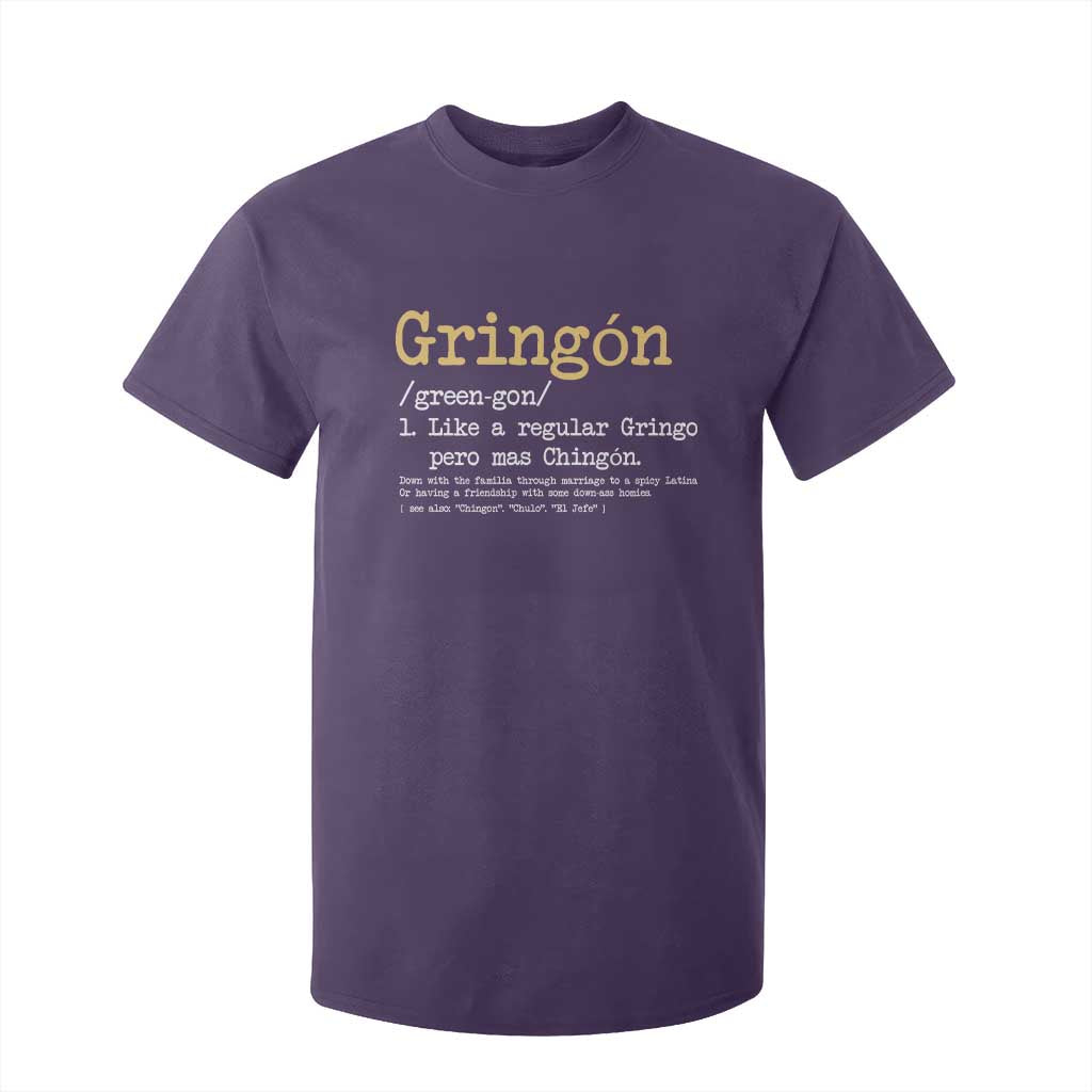 Gringon Green-gon Like A Regular Gringo Pero Mas Chingon T Shirt For Kid Mexican Mexico Pride TS10 Purple Print Your Wear