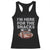 Funny Football Racerback Tank Top I'm Just Here For The Snacks And Beer TS10 Black Print Your Wear