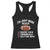 Funny Football Racerback Tank Top I'm Just Here For The Snacks And Commercials TS10 Black Print Your Wear