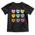 Funny Skibidi Valentine's Day Toddler T Shirt Rizz No Cap Conversation Hearts Sigma TS10 Black Print Your Wear