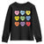 Funny Skibidi Valentine's Day Youth Sweatshirt Rizz No Cap Conversation Hearts Sigma TS10 Black Print Your Wear