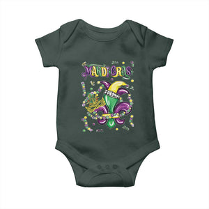 Mardi Gras Baby Onesie Fleur de Lis Carnival Fat Tuesday TS10 Print Your Wear