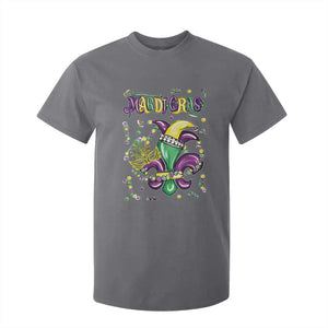 Mardi Gras T Shirt For Kid Fleur de Lis Carnival Fat Tuesday TS10 Charcoal Print Your Wear