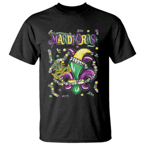 Mardi Gras T Shirt Fleur de Lis Carnival Fat Tuesday TS10 Black Print Your Wear