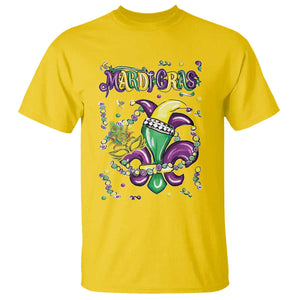 Mardi Gras T Shirt Fleur de Lis Carnival Fat Tuesday TS10 Daisy Print Your Wear