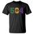 Mardi Gras 504 Nola New Orleans Louisiana T Shirt Glitter Print Fleur de Lis TS10 Black Print Your Wear