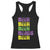 Funny Mardi Gras Racerback Tank Top Retro Beer Beads Fat Tuesday Festival Celebration TS10 Black Print Your Wear