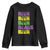 Funny Mardi Gras Youth Sweatshirt Retro Beer Beads Fat Tuesday Festival Celebration TS10 Black Print Your Wear
