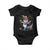 Mardi Gras Crocodile Baby Onesie Mardigator Alligator Costume Carnival New Orleans Louisiana TS10 Black Print Your Wear