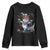 Mardi Gras Crocodile Youth Sweatshirt Mardigator Alligator Costume Carnival New Orleans Louisiana TS10 Black Print Your Wear