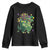 Happy Mardi Gras Alligator Youth Sweatshirt Mardigator Crocodile Dancing New Orleans Louisiana TS10 Black Print Your Wear